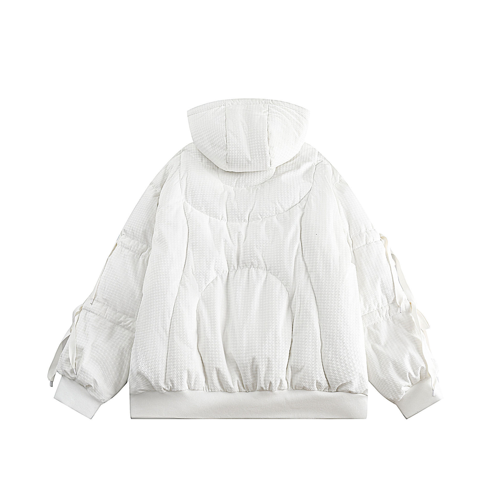 GorgeousBen  Unisex Winter new simple solid color thickened hooded cotton coat for men and women, trendy retro warm cotton jacket.