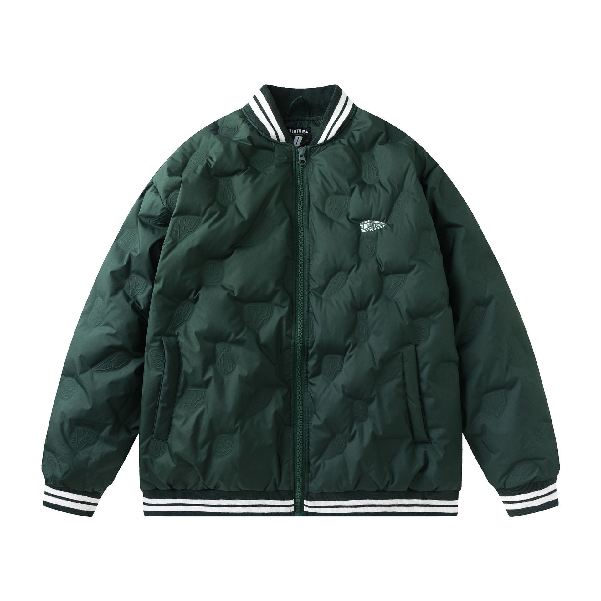 GorgeousBen  Unisex Winter  trendy design sense light and thin down jacket men thick loose couple baseball jacket coat.