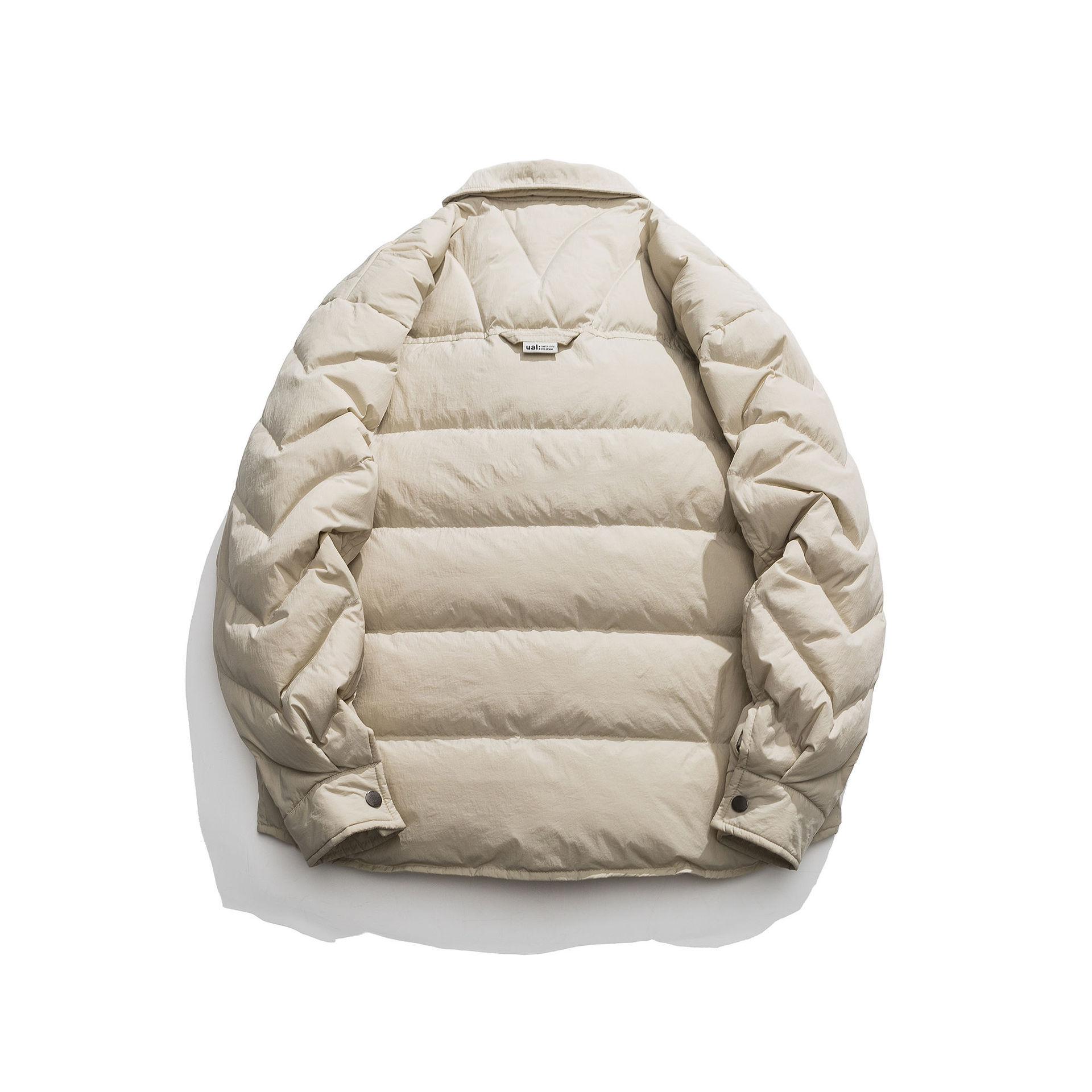 GorgeousBen  Unisex American retro winter design sense original down jacket thick warm white duck down light and versatile.