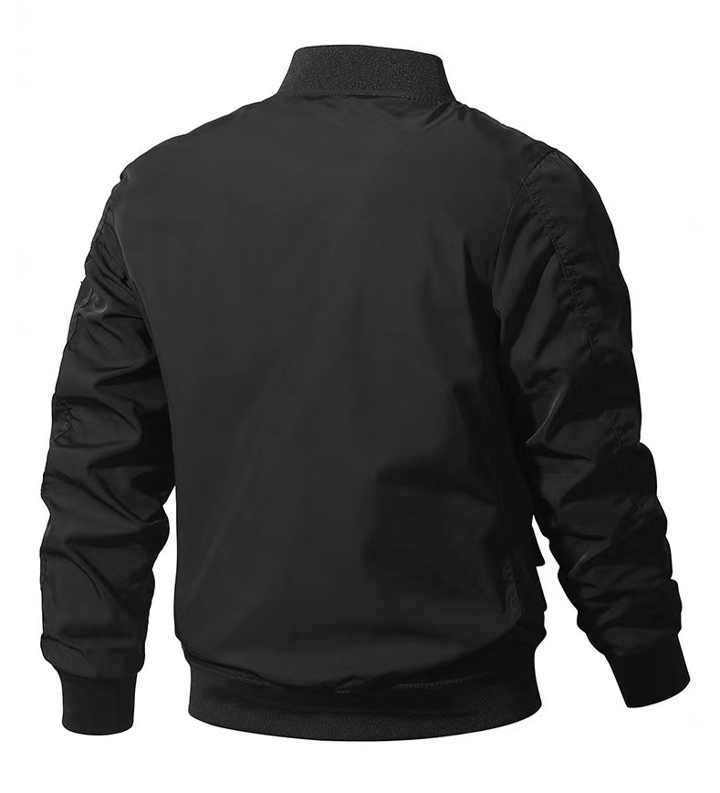 GorgeousBen  Men's Pilot jacket Men's retro Baseball uniform Multi pocket overals Functiona iacket Three defense attack jacket