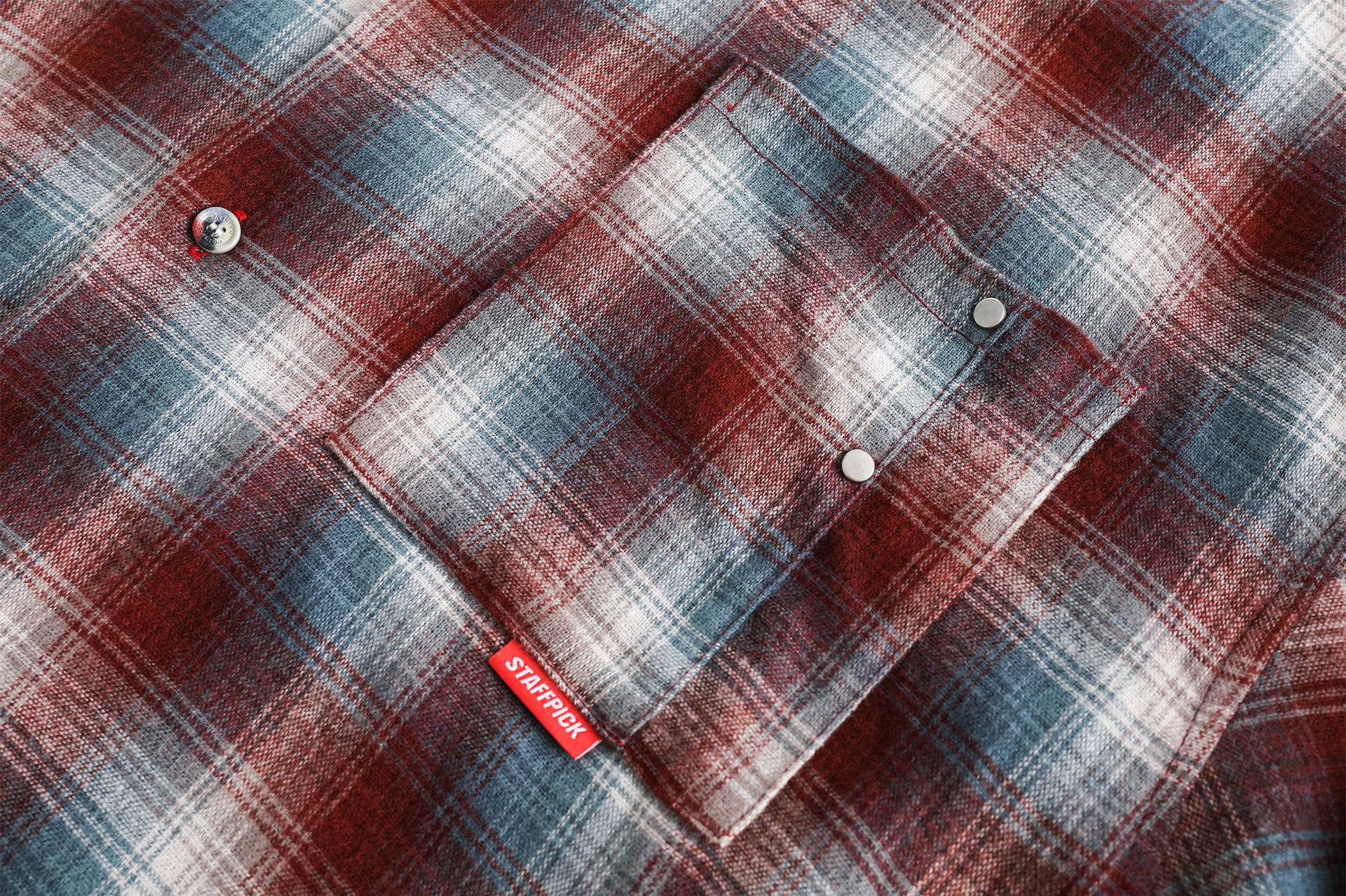 GorgeousBen  Unisex 2024 new retro red brushed plaid long-sleeved shirt for men and women, loose spring casual couple shirt outerwear.
