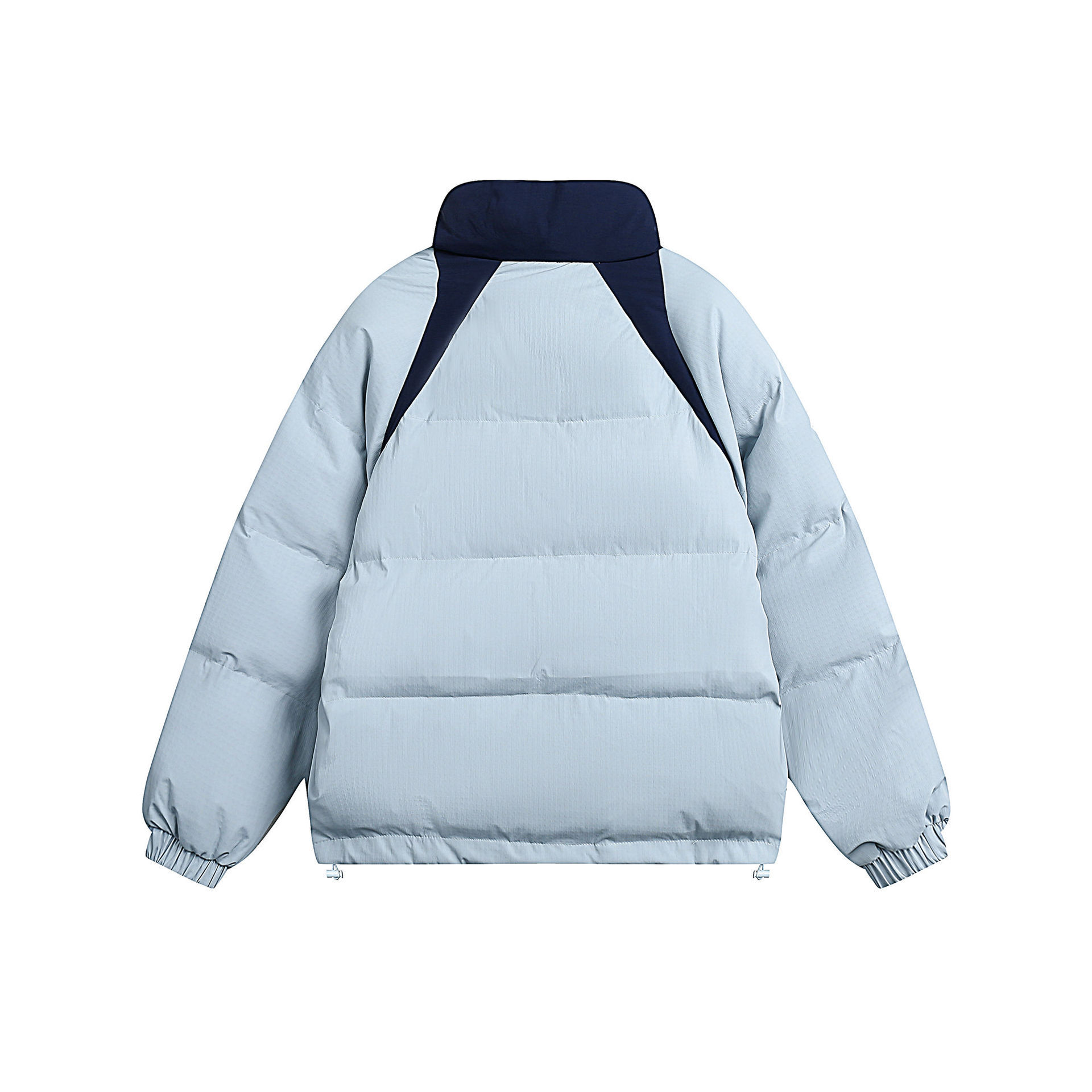 GrogeousBen  Unisex Color-blocked cotton jacket winter new style, stand collar, thickened and warm, loose fit, trendy brand cotton coat.