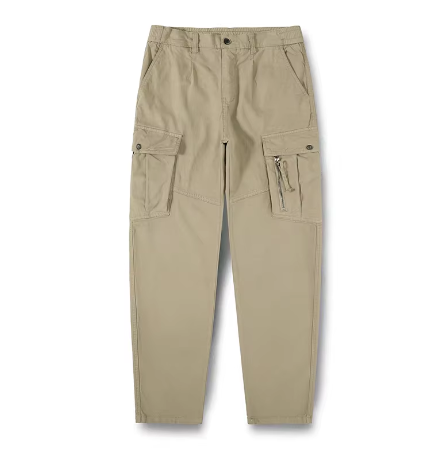 GorgeousBen 2024 Style Button Cargo Packet Stretchable Waist Men's Cargo Pants Outdoor Active Wear-resistant Work Trousers For Men