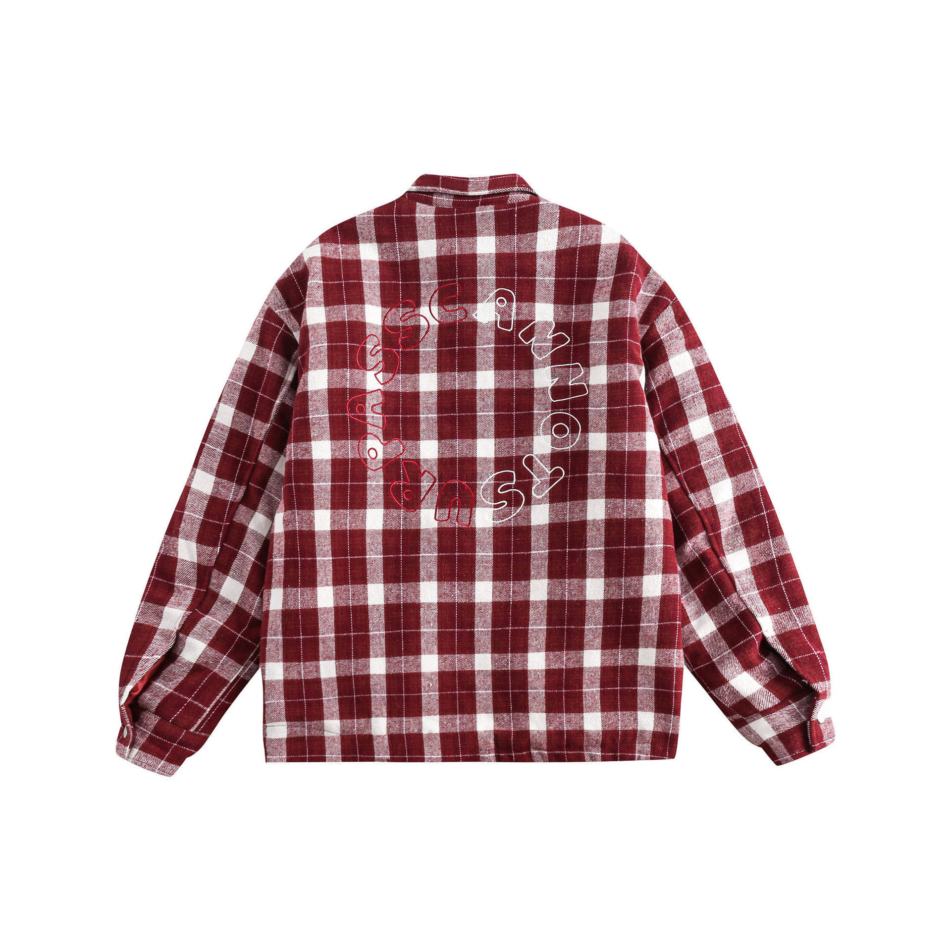 GorgeousBen  Unisex Cotton shirt jacket with cotton lining, warm cotton shirt, couple plaid shirt, lightweight with added cotton.
