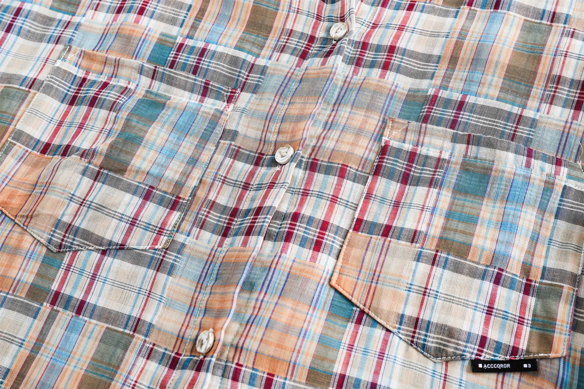 GorgeousBen  Unisex 2024 new retro patchwork plaid long-sleeved shirt for men, trendy brand design, niche casual shirt jacket.