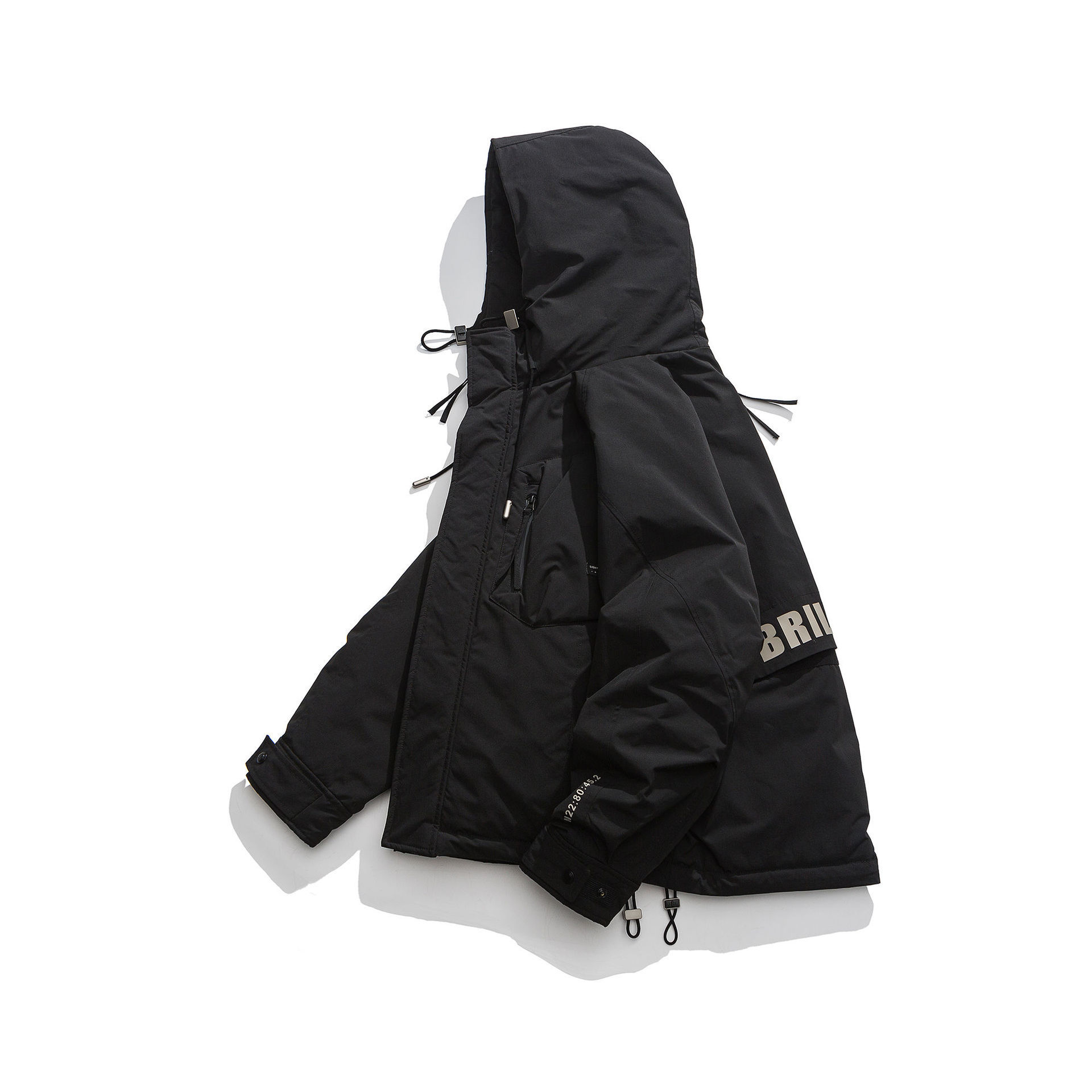 GorgeousBen  Unisex Winter retro functional style hooded down jacket for men and women, trendy outdoor cold-proof and warm down  jacket.