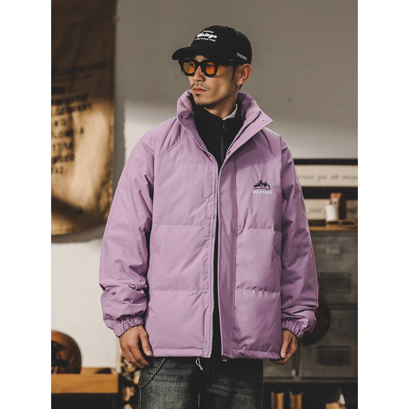 GorgeousBen  Men's winter down jacket thick and warm outerwear for men.