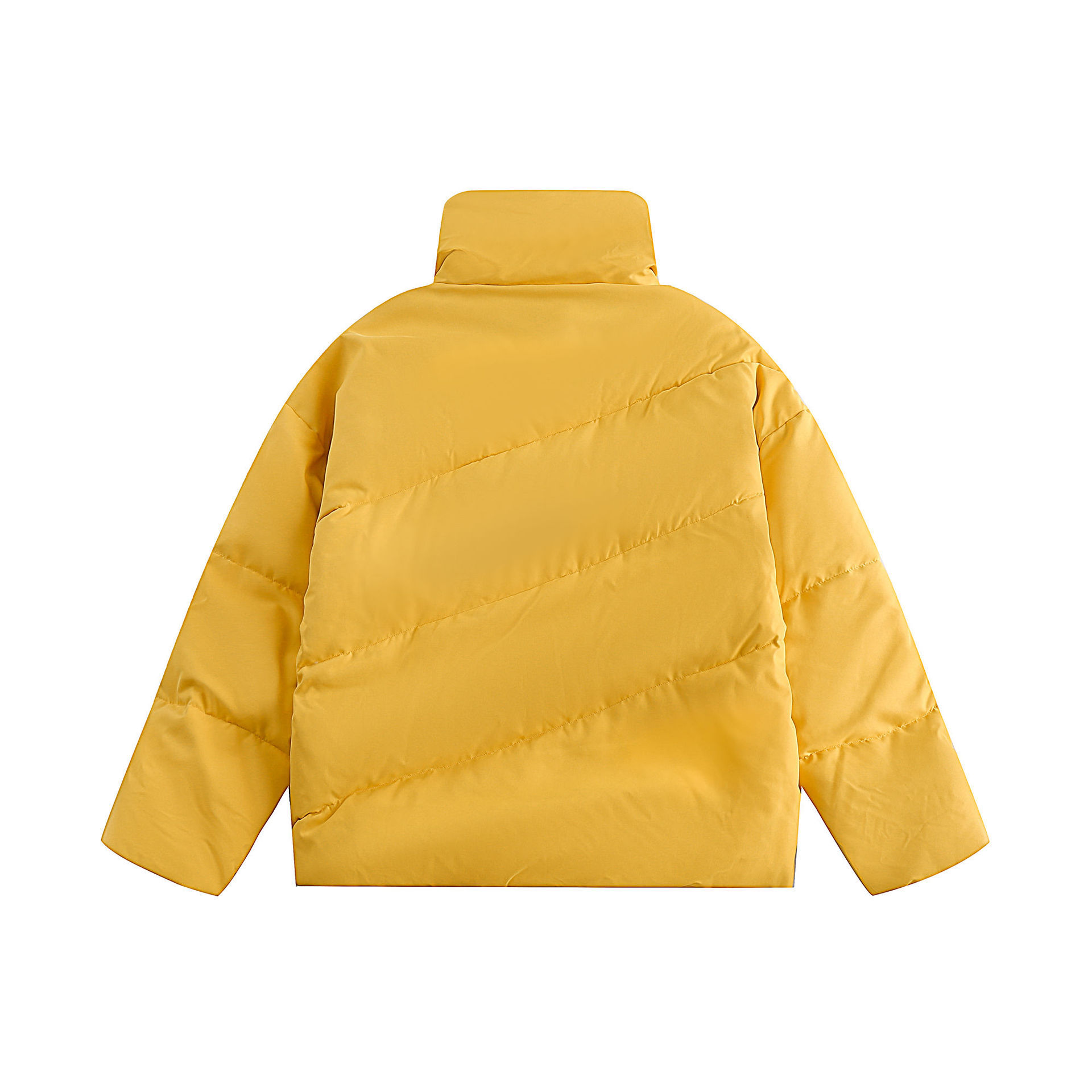 GorgeousBen  Unisex Winter high-collar loose advanced sense cotton-padded jacket loose thick bread coat.