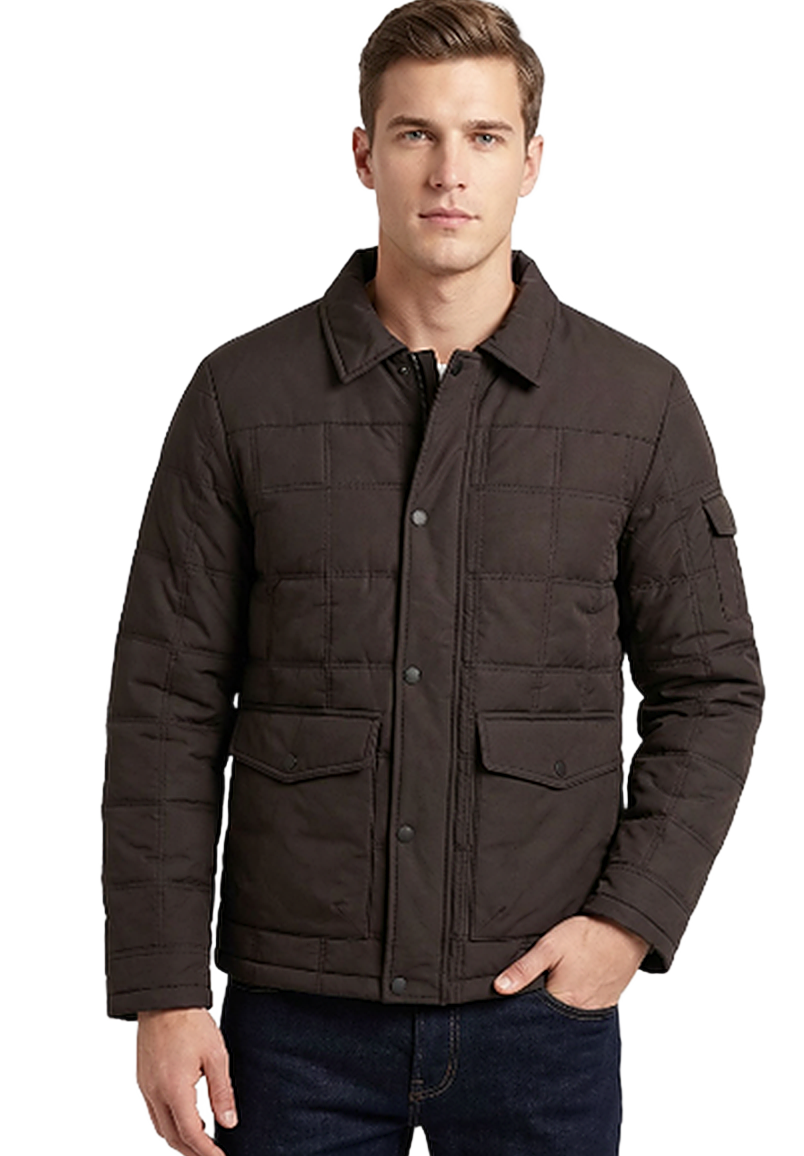 GBJ03 Men's Quilted Cotton Padded Jacket