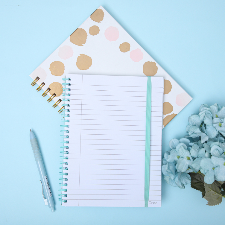 Artpaper printing hardcover spiral binding notebook