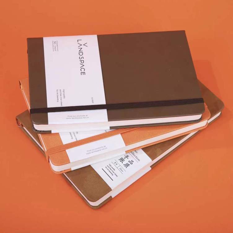 PU Leather Case Binding planner with debossed logo