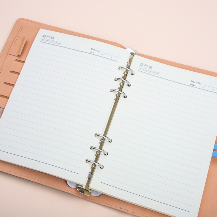 PU Leather Cover With Inside Planner