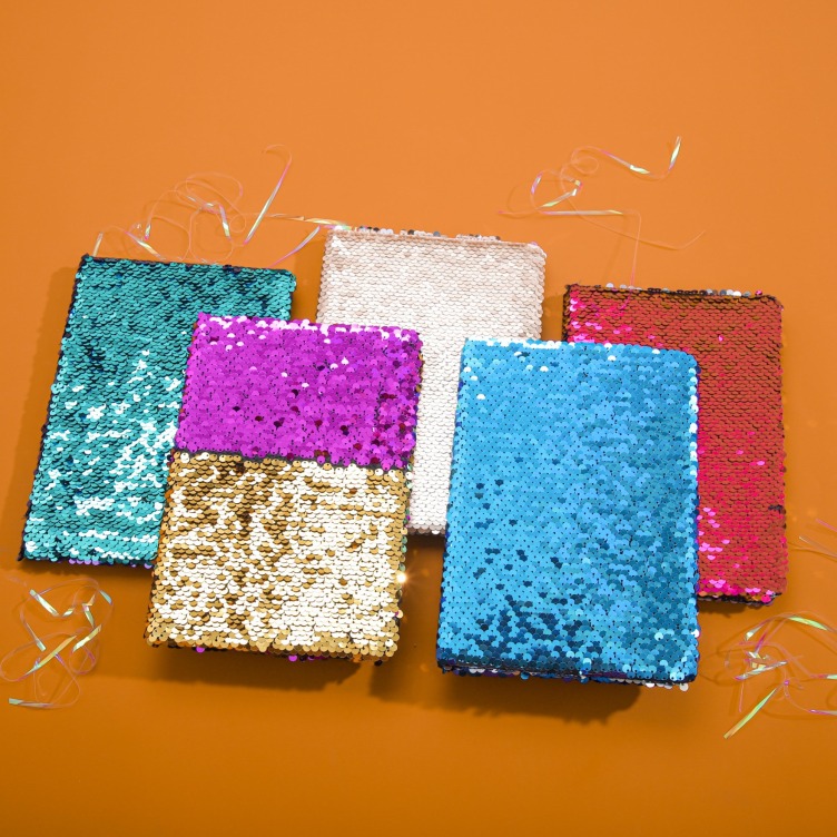 Bling Glitter Cover Case Bound Notebook