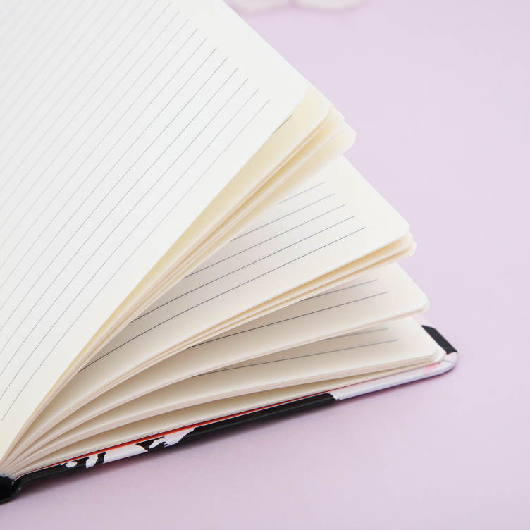 Hard cover case bound notebook