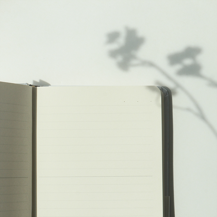 Hard cover case bound notebook