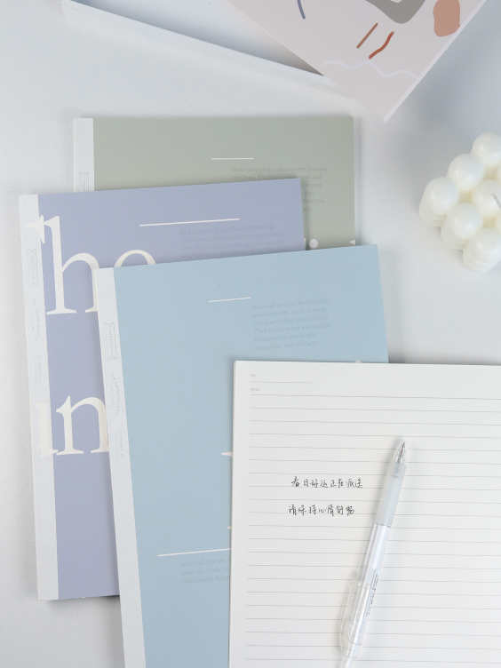 Soft cover notebook with 4C printing
