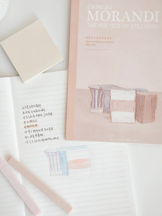Special paper soft cover with printing glue binding notebook