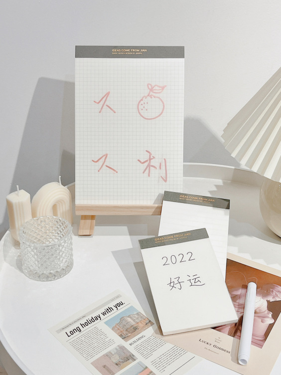 Special cover with printing Notepad glue binding
