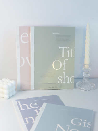Soft cover notebook with 4C printing