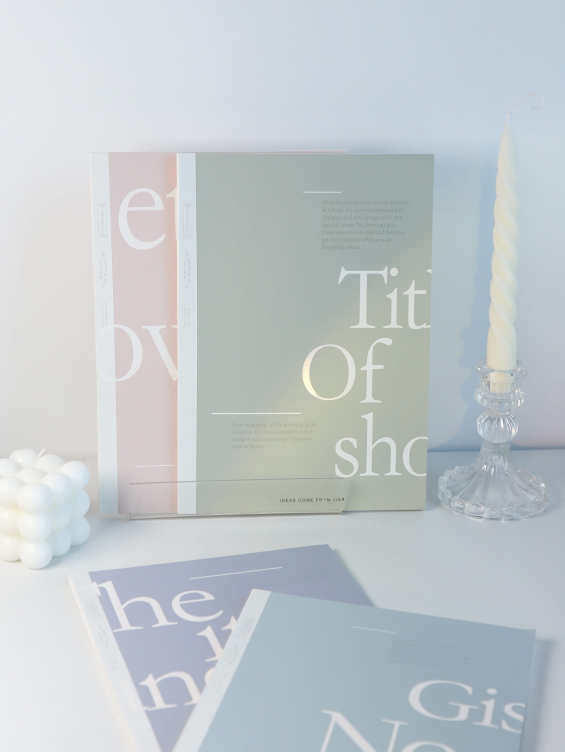 Soft cover notebook with 4C printing
