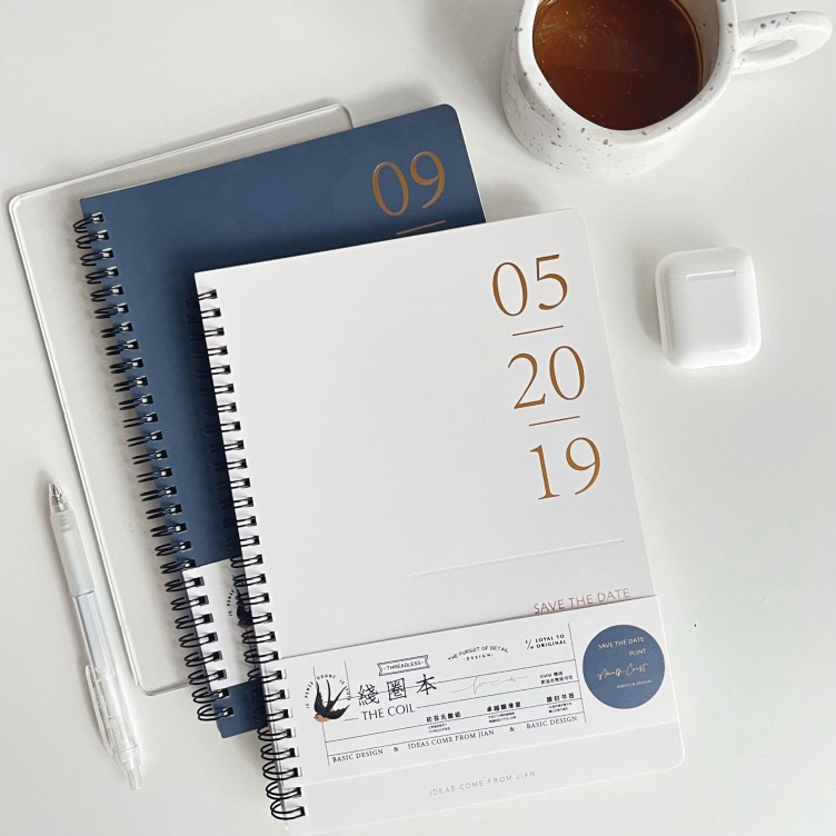 Basic Design Spiral binding notebook