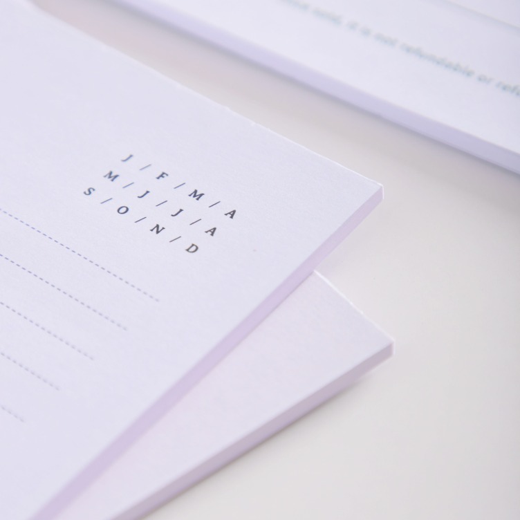 A5 notepad glue binding