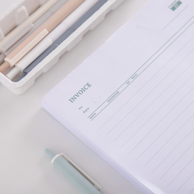 A5 notepad glue binding