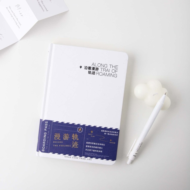 Artpaper hardcover with uv printing diary