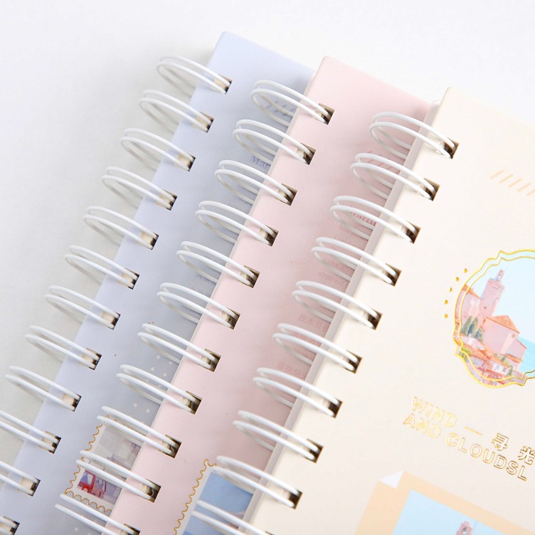 Spiral notebook with dividers
