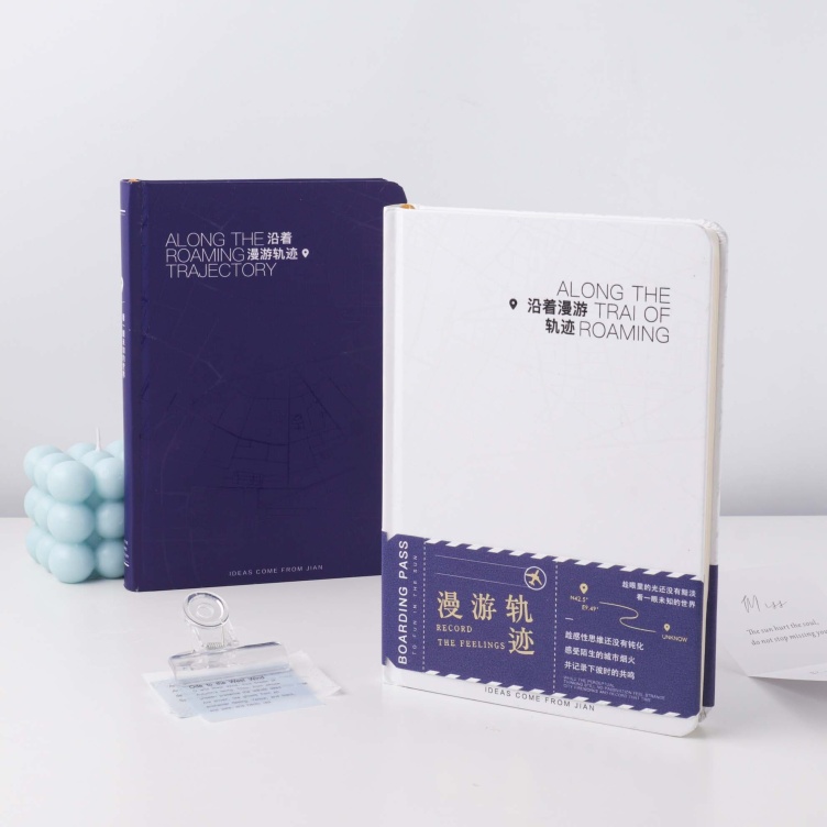 Artpaper hardcover with uv printing diary