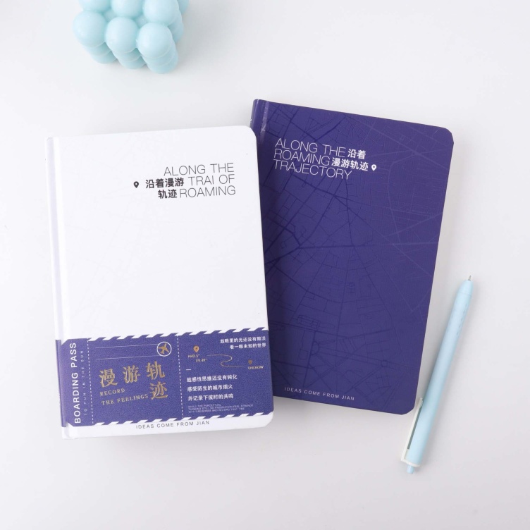 Artpaper hardcover with uv printing diary