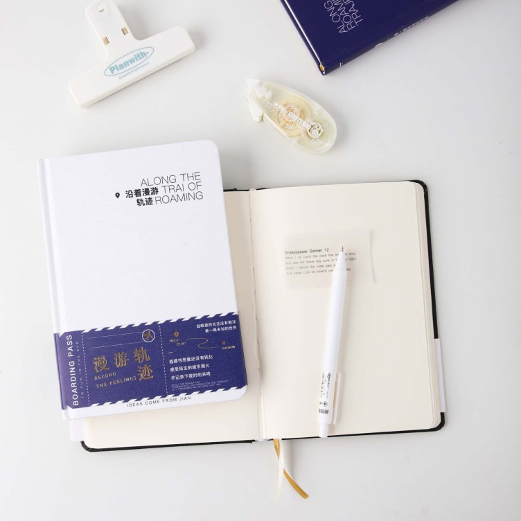 Artpaper hardcover with uv printing diary