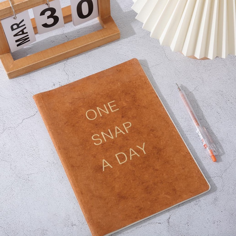 Vintage PU soft cover notebook