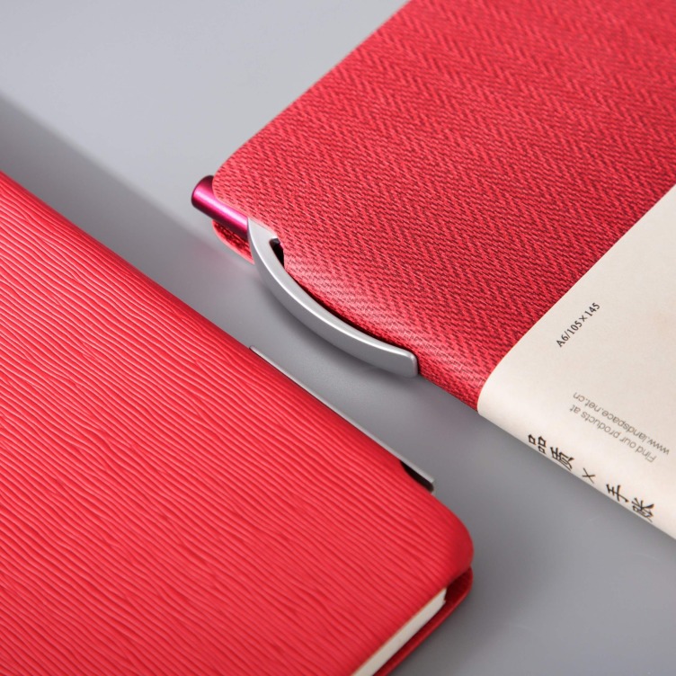 Notebook with PU Hard cover sleeve and pen