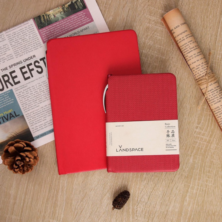Notebook with PU Hard cover sleeve and pen