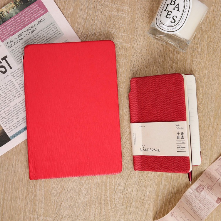 Notebook with PU Hard cover sleeve and pen
