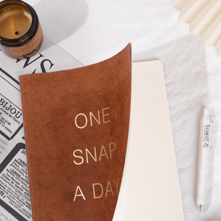 Vintage PU soft cover notebook