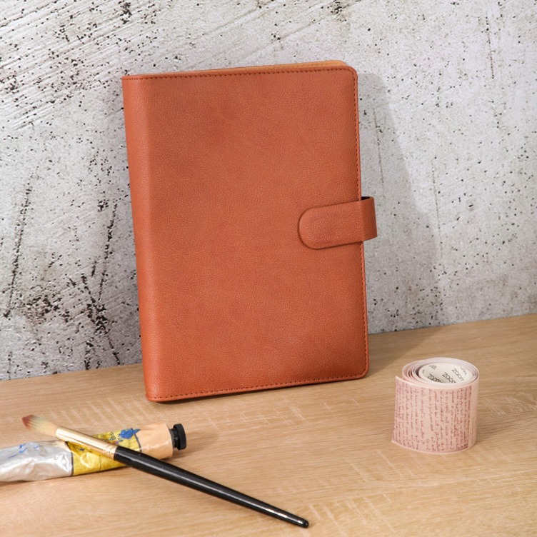 PU Cover Metal Ring Bingding notebook