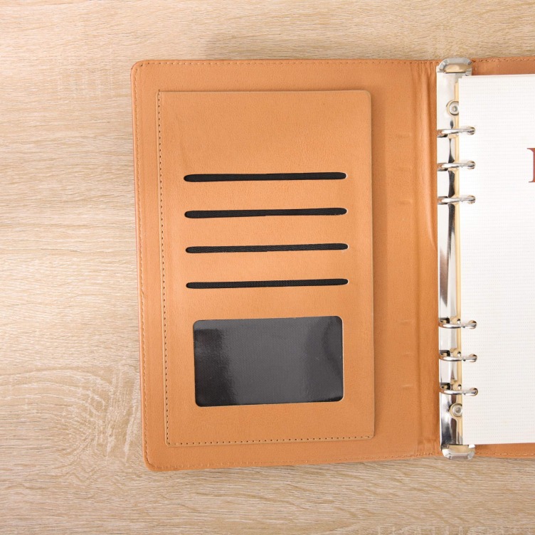 PU Cover Metal Ring Bingding notebook