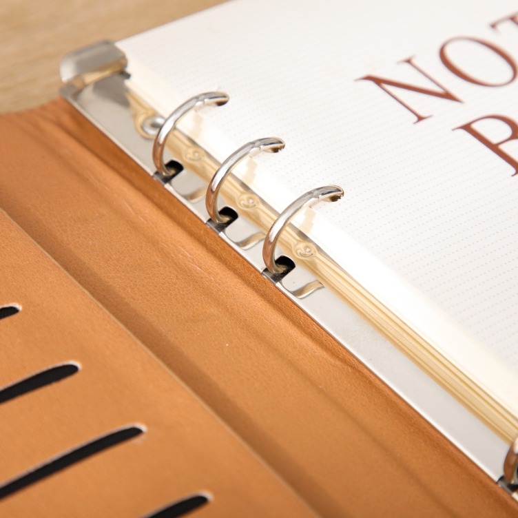 PU Cover Metal Ring Bingding notebook