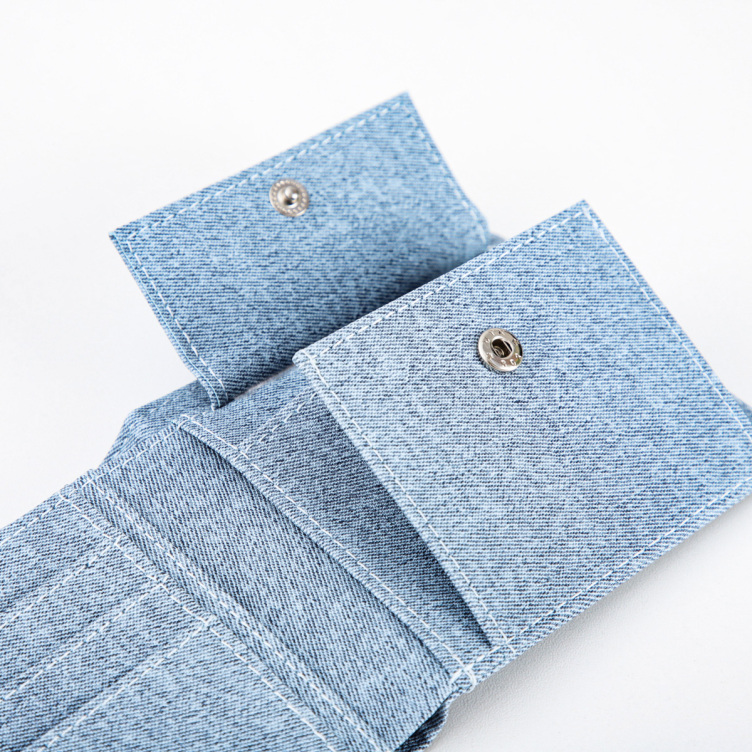 PU Leather Wallet with button