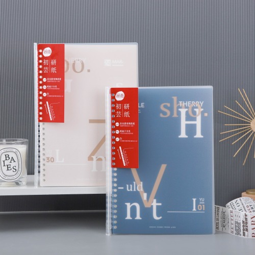 Loose Leaf Notebook with Plastic Ring Binder