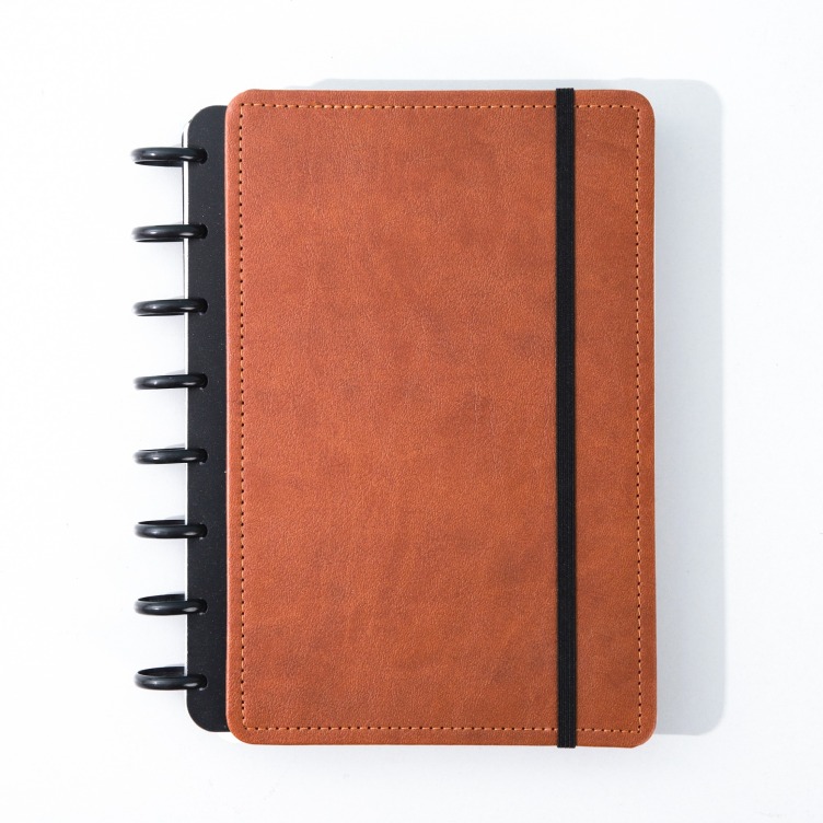 Disc Binding PU cover notebook