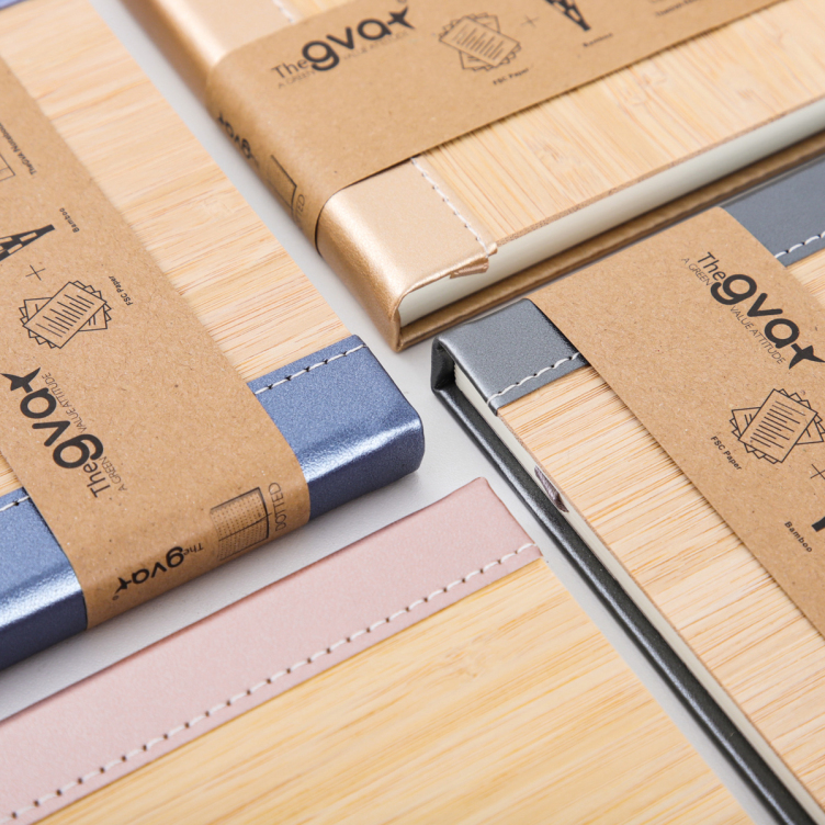Eco-friendly Bamboo Cover notebook