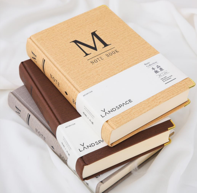 Vintage Paper Hardcover Notebook