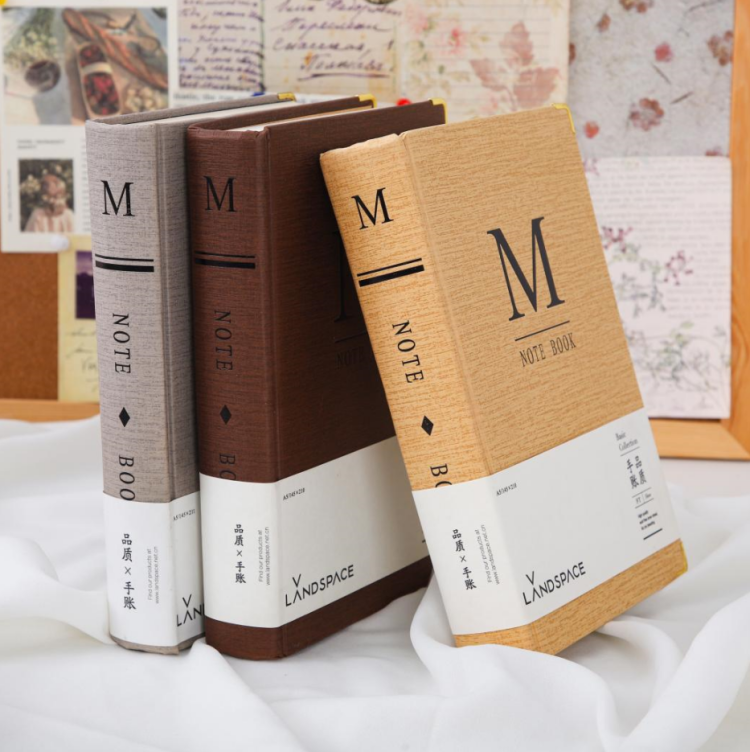 Vintage Paper Hardcover Notebook