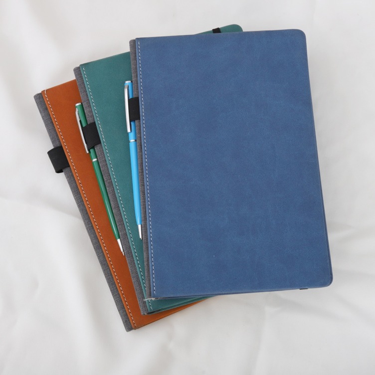 A5 PU Cover Notebook With Pen