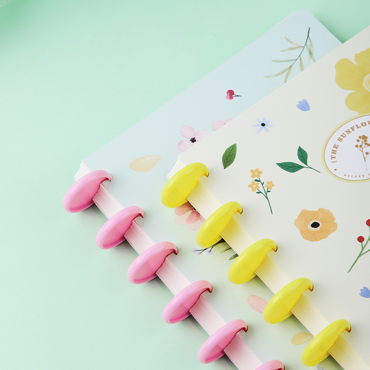 Disc Bound Paper Cover notebook