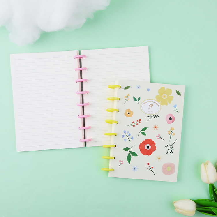 Disc Bound Paper Cover notebook