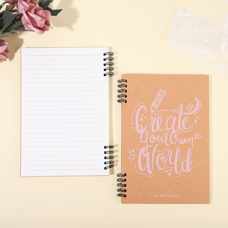 Kraft softcover notebook